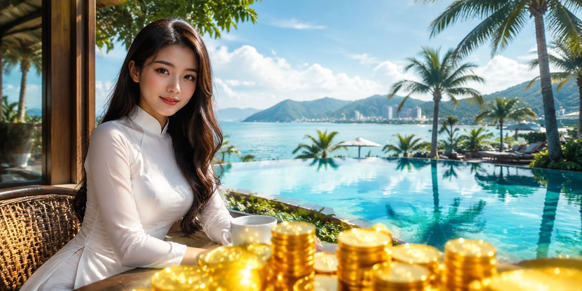 Phụ nữ mặc áo dài tại Đà Nẵng tham gia xổ số và giải trí trực tuyến