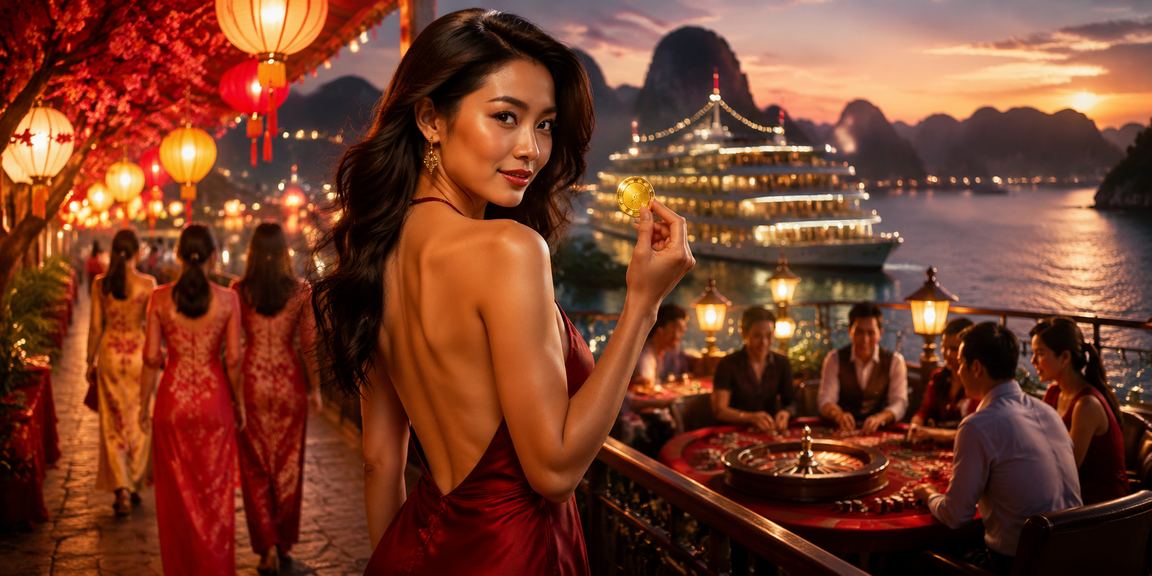 Chợ đêm Sài Gòn với người dùng truy cập nền tảng cá cược trực tuyến trên điện thoại